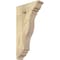 Ekena Millwork Funston Traditional Rough Sawn Bracket, Douglas Fir, 4"W x 14"D x 26"H BKT04X14X26FST01RDF - alternate 1